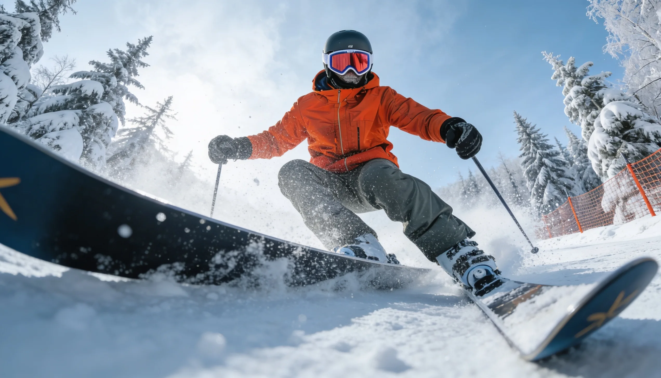 Skiing